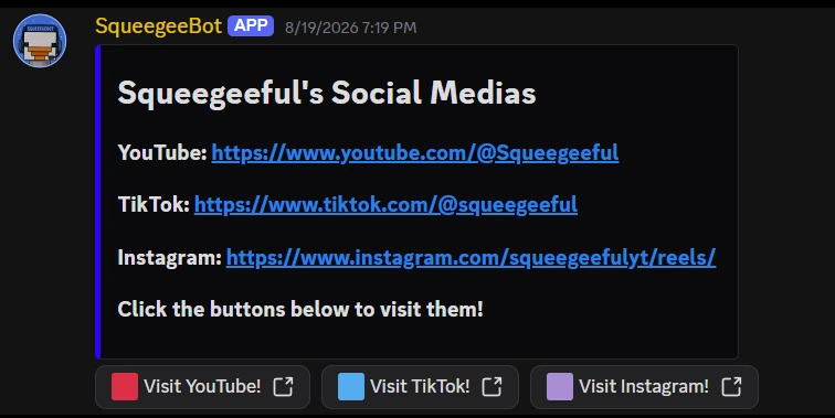 SqueegeeBot embeds and buttons example